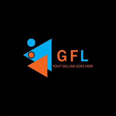 GFL letter logo creative design with vector graphic 7927514 Vector Art at Vecteezy