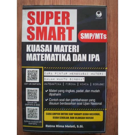 Jual BUKU SUPER SMART KUASAI MATERI MATEMATIKA DAN IPA SMP MTS Shopee