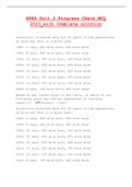 APES Unit 3 Progress Check MCQ 2023 With Complete Solution APES Unit