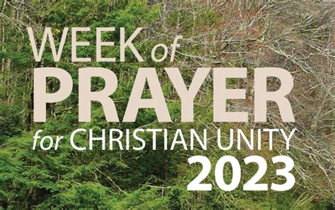 Week Of Prayer For Christian Unity Secondary 2023 Liturgy Ritual Prayer