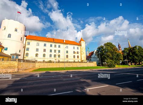 Riga castle in Latvia Stock Photo - Alamy