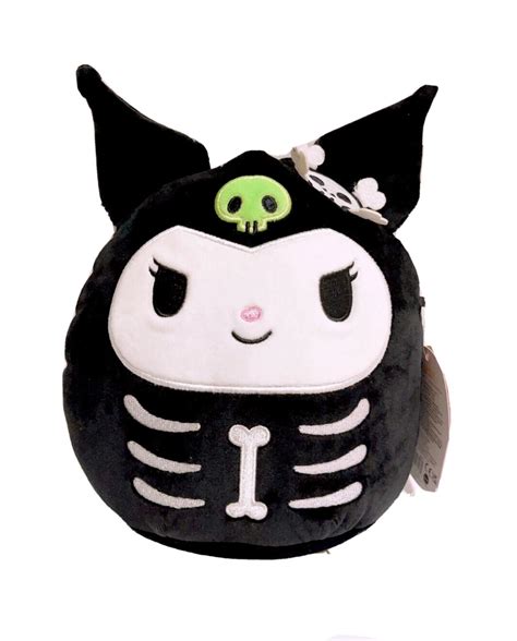 Squishmallows Sanrio 2023 Halloween 8" Kuromi Skeleton Plush Doll Toy ...