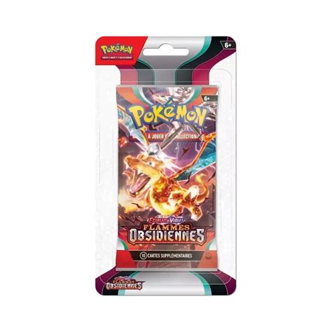 Booster Cartes Pokémon Ecarlate Violet Ev03 Flammes Obsidiennes à 590