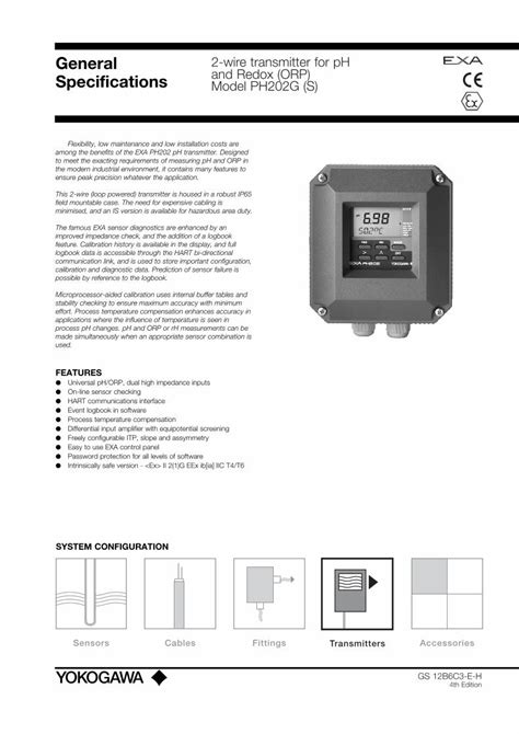 Pdf General Wire Transmitter For Ph Specifications And Redox