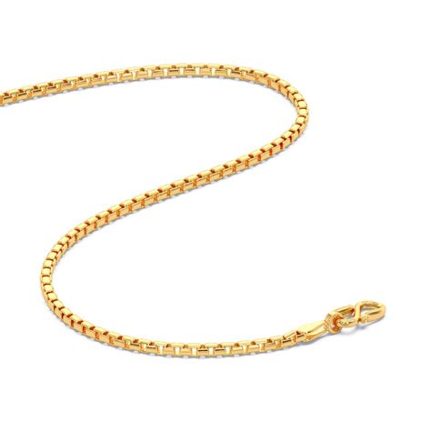 1gm Gold Chain: Buy 1gm Gold Chain for Men and Women Online | Candere ...