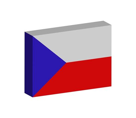 Premium Vector Czech Republic Flag