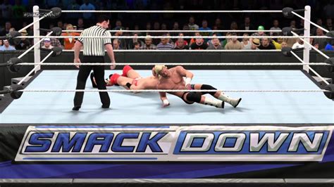 Wwe 2k15 Universe Mode Smackdown Episode 1 Match 1 Youtube