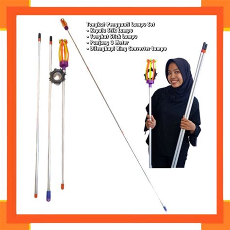 Jual Tongkat Lampu Stick Tongkat Pengganti Lampu Meter Alat Pasang