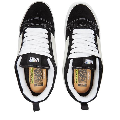 Vans Vault X Imran Potato Ua Knu Skool Vr3 Lx Black And True White End De