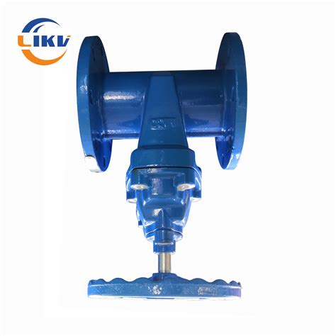 Cast Iron 800mm DIN3352 F4 F5 Non Rising Stem Gate Valves Industrial