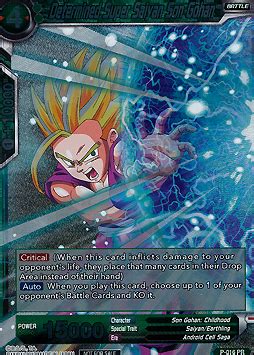 Determined Super Saiyan Son Gohan Promotion Cards Promokarten