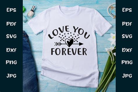 Love You Forever Svg Design Graphic By Designhub99 · Creative Fabrica