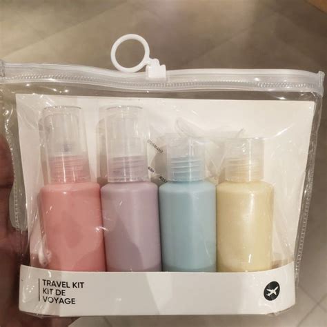 Jual Botol Travel Miniso Set Travel Kit Miniso Motif Buah Botol