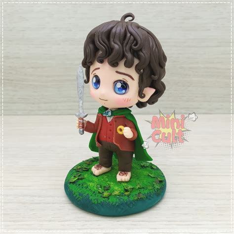 Mini Toy Frodo Bolseiro O Senhor Dos An Is Elo