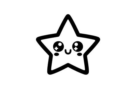 Whimsical Star Svg File Cute Star Png Graphic By Artful Assetsy