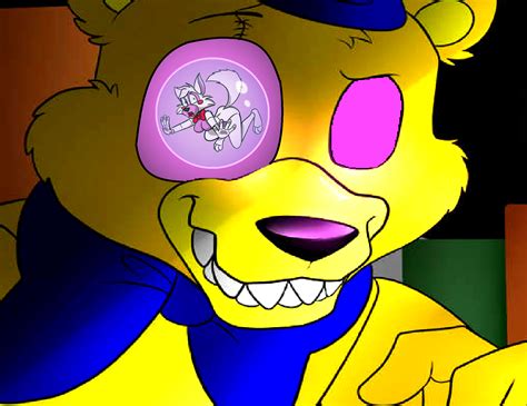 Mangle Trapped Inside Fredbear By Furricanewindpower On Deviantart