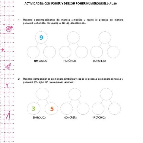 Componer Y Descomponer N Meros Del Al Descomponer Numeros