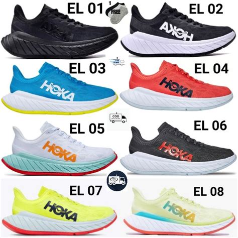 Sepatu Lari Pria Hoka Carbon X2 Running Shoes Sepatu Casual Sepatu Hoka