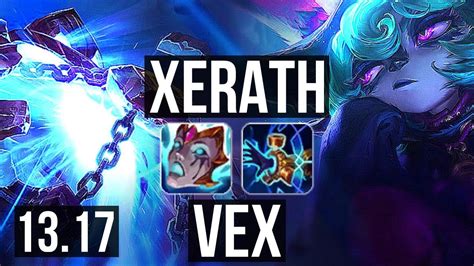 Xerath Vs Vex Mid M Mastery Games Dominating Kr