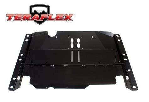 Teraflex Belly Up Skid Plate Kit Black For 97 06 Jeep Wrangler Tj Lj