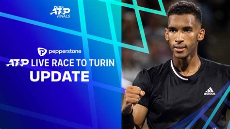 Auger Aliassime Pepperstone ATP Live Race To Turin Update 24 October