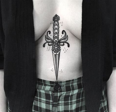 Sternum Tattoo Ideas That Will Make You Want A Tattoo Between Your Breasts