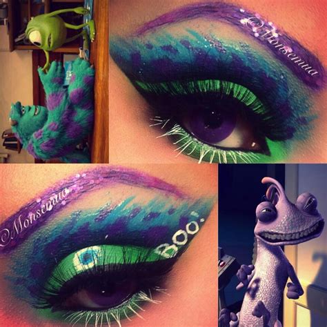 Monsters Inc Disney Inspired Makeup Monster Makeup Disney Eye Makeup