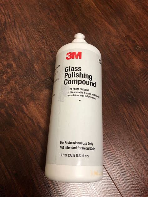 3M Glass Polishing Compound 60150 1L Capacity White Pack Of 1 For