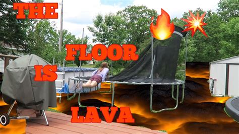 EPIC FLOOR IS LAVA CHALLENGE - YouTube