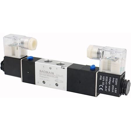 Baomain V Lvula De Aire Solenoide Neum Tica V C Dc V V As