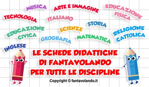 Le Schede Didattiche Di Fantavolando Per La Scuola Primaria