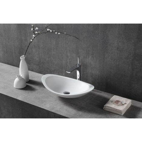 Lavabo De Encimera Twa En Resina Mineral Solid Surface Brillo