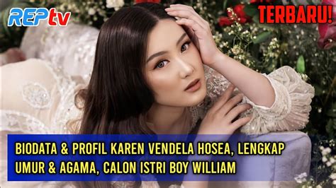 TERBARU BIODATA PROFIL KAREN VENDELA HOSEA LENGKAP UMUR AGAMA