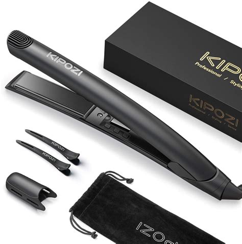 KIPOZI-Ceramic-Hair-Straightener-2-in-1-Flat-Iron | Reactive Hair