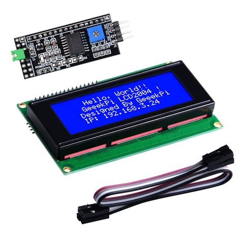 Geeekpi Iic I C X Characters Lcd Module Display Support I C