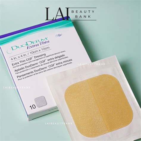 1 miếng dán mụn DuoDERM Hydrocolloid Extra Thin 10x10cm LAI BEAUTY