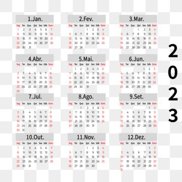 Modelo De Calendário Perpétuo Transparente De Calendário De Ano Novo