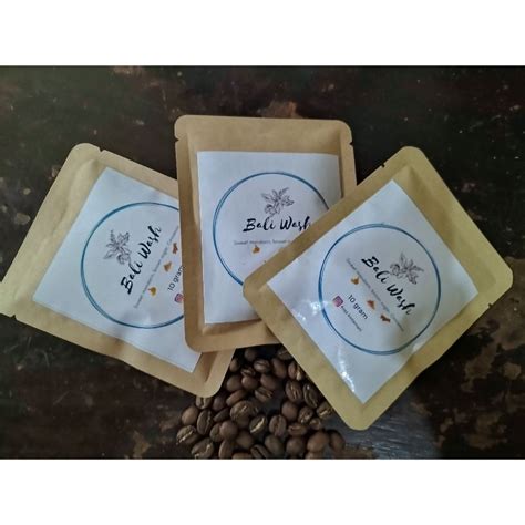 Jual Kopi Drip Gr Kopi Arabika Kintamani Wash Proses Shopee