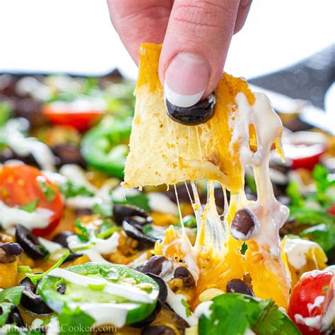 Loaded Chicken Nachos Recipe Simply Home Cooked