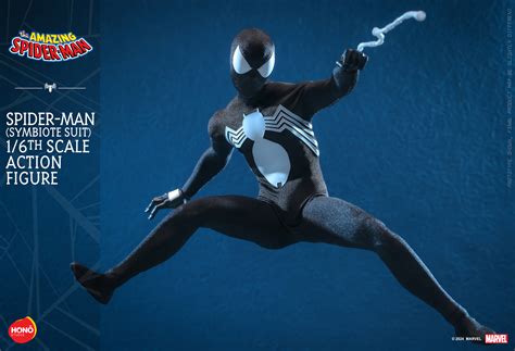 Marvel Comics Symbiote Suit Spider Man Figure by Hot Toys and HONŌ STUDIO The Toyark News