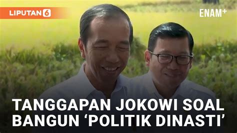 Presiden Jokowi Komentari Tudingan Bangun Dinasti Politik Liputan