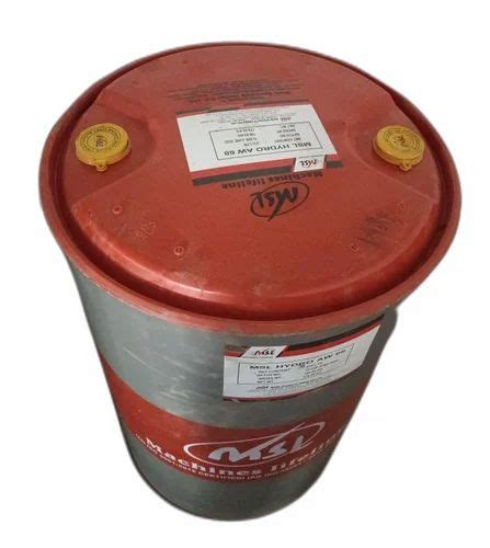 MSL Anti Wear AW 68 Hydraulic Oil For Lubrication Packaging Size 210