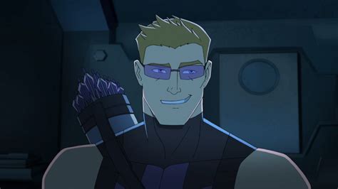 Download Blonde Smile Clint Barton Hawkeye Tv Show Marvels Avengers