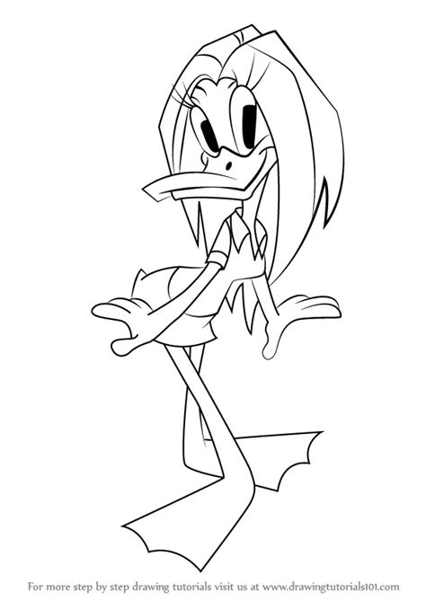 Learn How To Draw Tina Russo From Looney Tunes Looney Tunes Step By