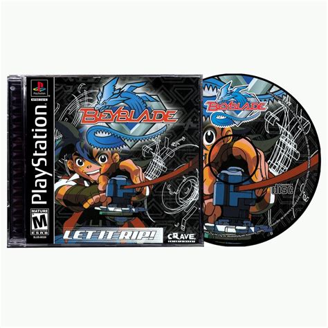 Beyblade Let It Rip Jogo Para Ps Playstation Capa Encartes