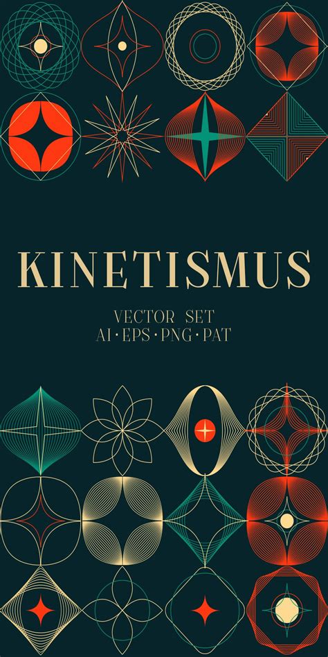 Kinetismus - vector set