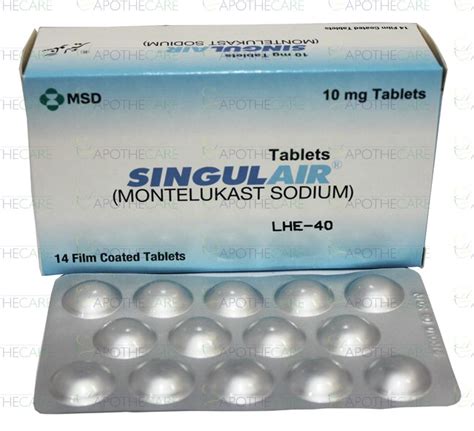 Singulair Tab 10mg 14's