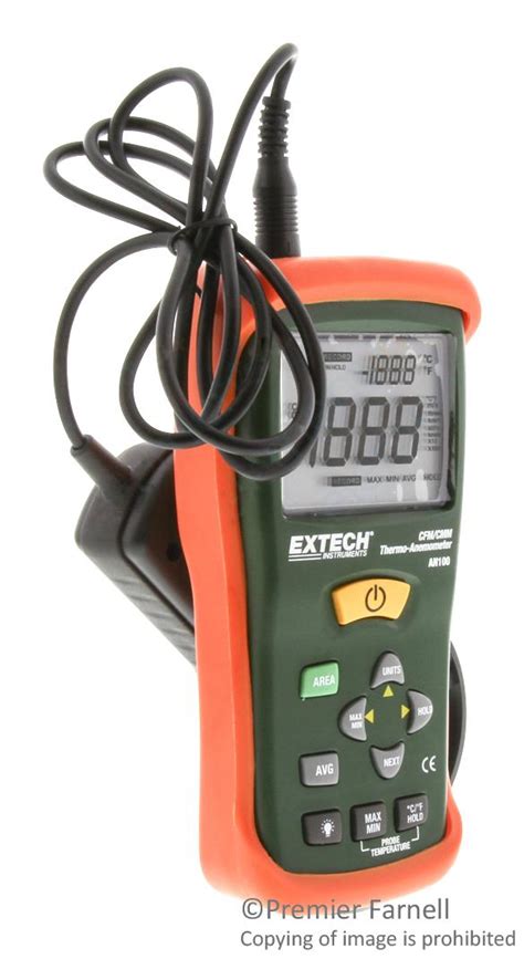 Cfm Cmm Pocket Thermo Anemometer Extech Instruments Cpc