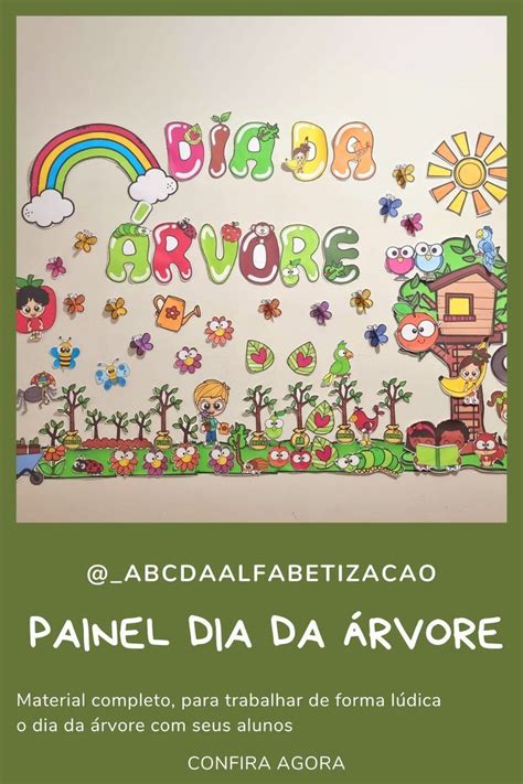 Painel Dia Da Rvore Mural Dia Da Arvore