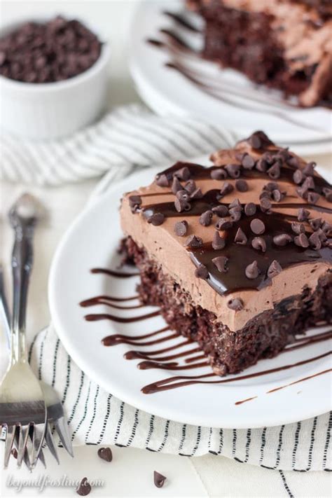 Sinful Triple Chocolate Poke Cake Beyond Frosting